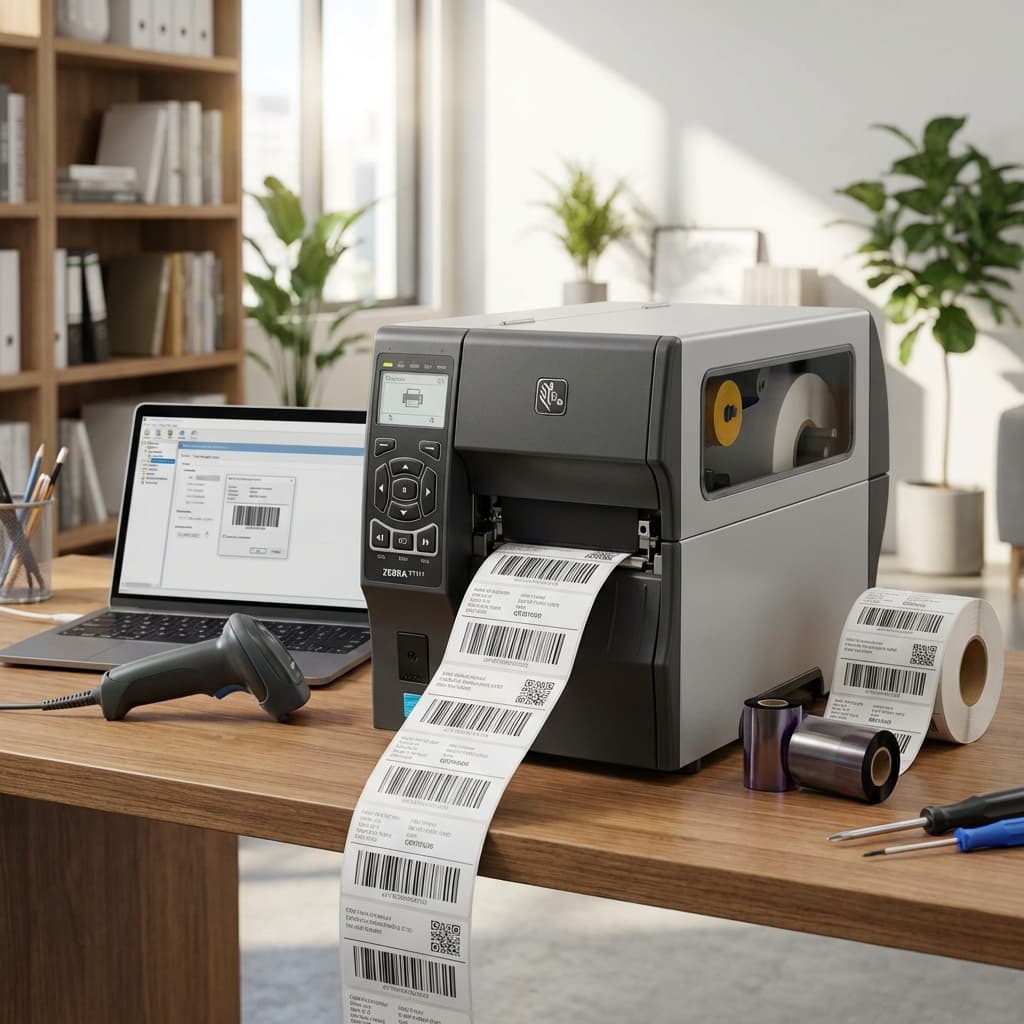 Vergleich von Zebra und Honeywell Barcode-Druckern