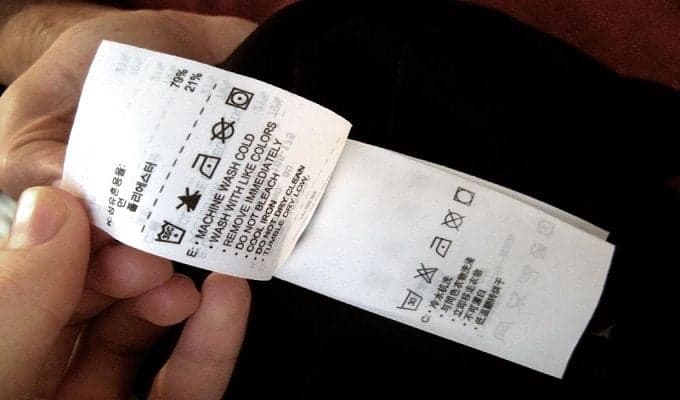 Japon Akmaz Yıkama Talimatları ve Etiketler Hakkında Bilgi